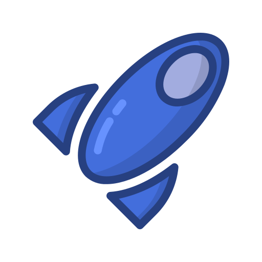 ロケット Generic Blue icon