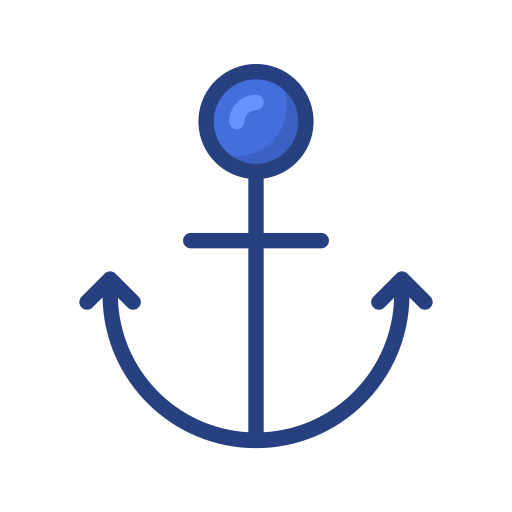 アンカー Generic Blue icon
