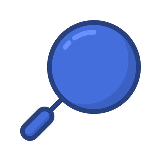 Search Generic Blue icon