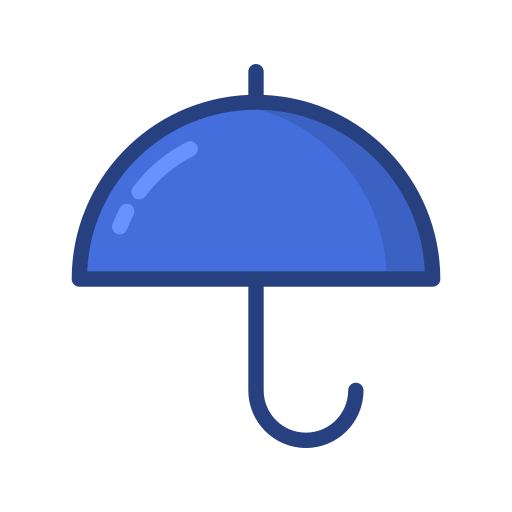 paraplu Generic Blue icoon
