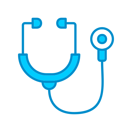 Stethoscope Generic Blue icon