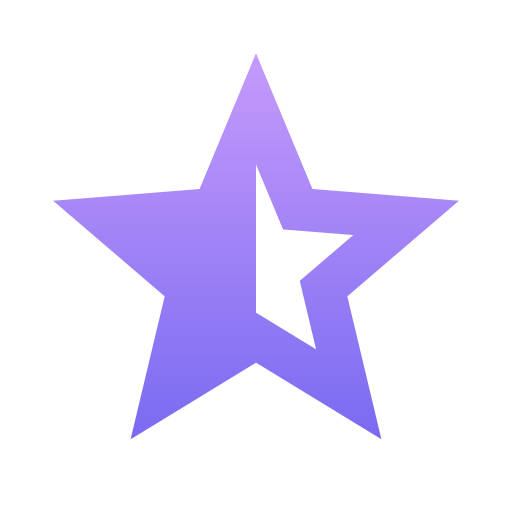 media estrella Generic Gradient icono