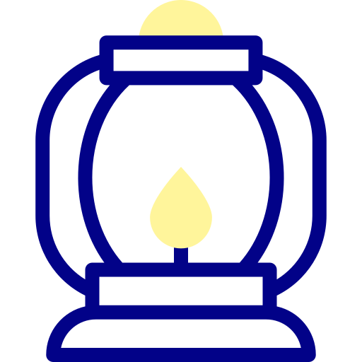 фонарь Detailed Mixed Lineal color иконка