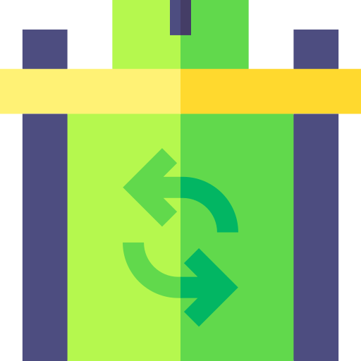 reutilizable Basic Straight Flat icono