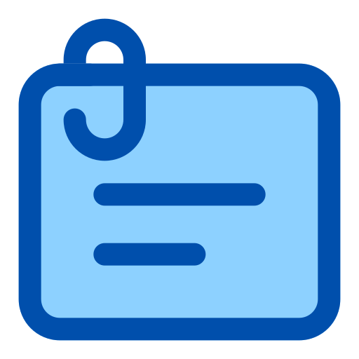 메모 Generic Blue icon