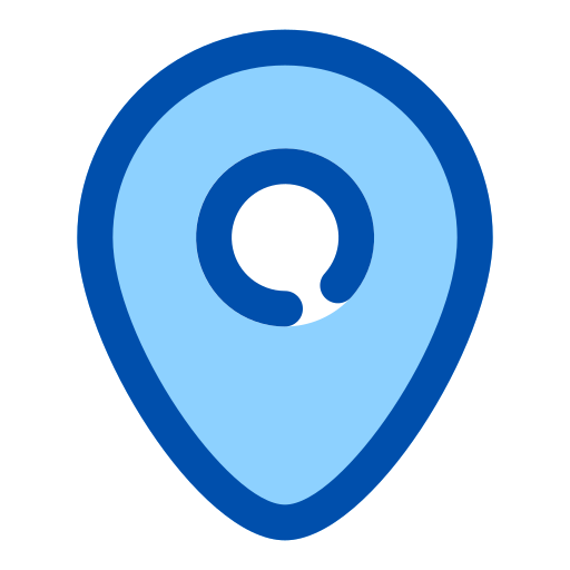 Pin map Generic Blue icon