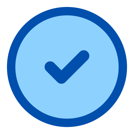 체크 표시 Generic Blue icon