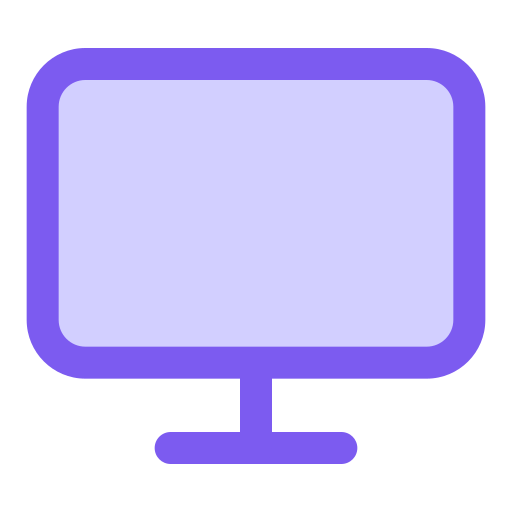 monitor Generic Outline Color Ícone