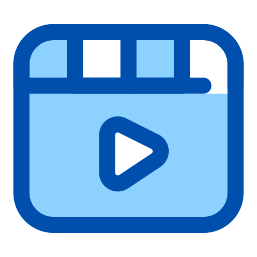 비디오 Generic Blue icon