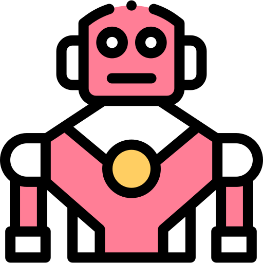 roboter Detailed Rounded Lineal color icon