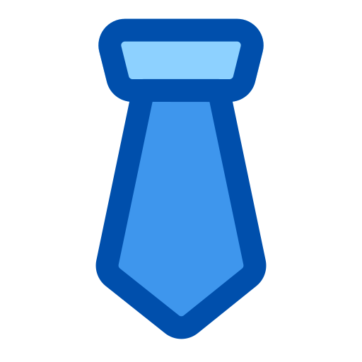 넥타이 Generic Blue icon