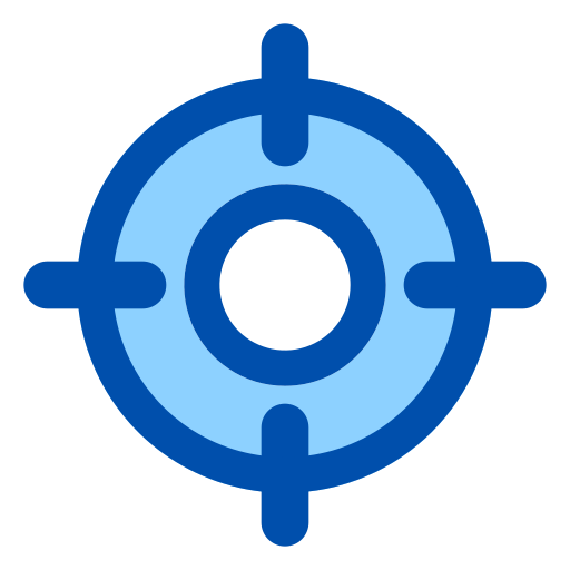 objetivo Generic Blue icono