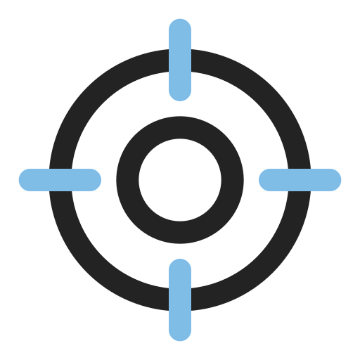 Target Generic Outline Color icon