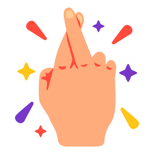 finger kreuzen Generic Flat icon