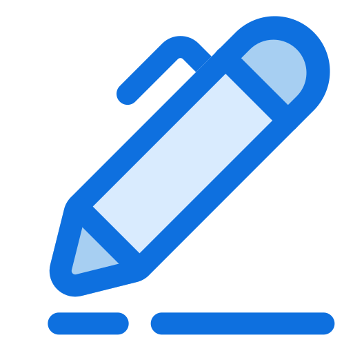 ペン Generic Blue icon