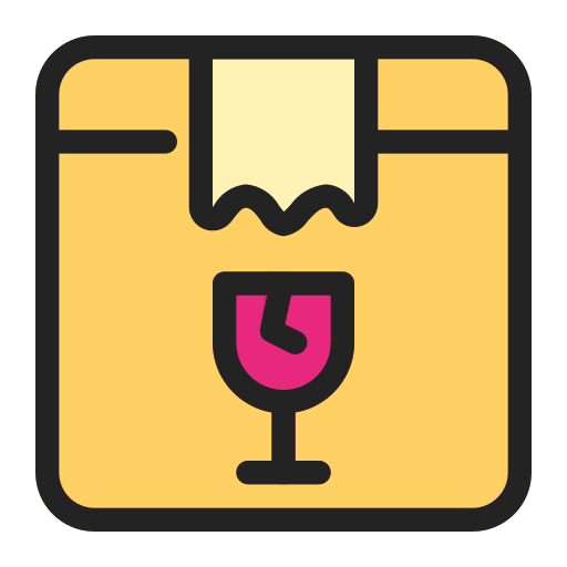 fragil Generic Outline Color icon
