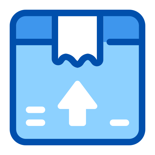 Package box Generic Blue icon