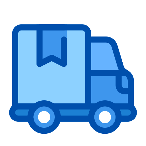 caminhão de entrega Generic Blue Ícone