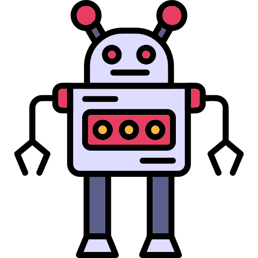 로봇 Generic Outline Color icon