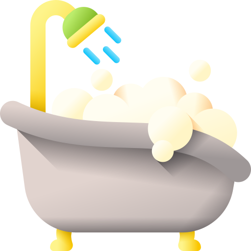 Bathtube 3D Color icon
