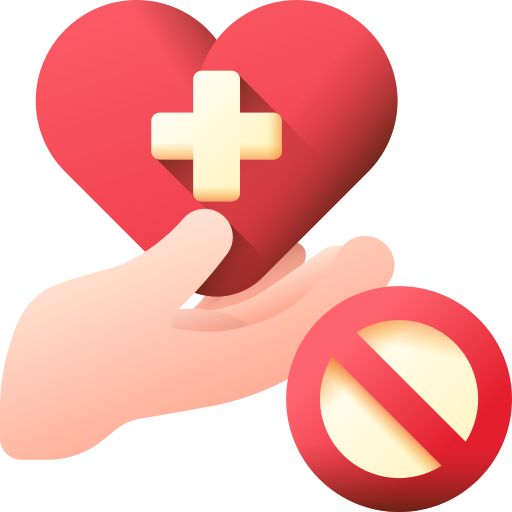 No healthcare 3D Color icon