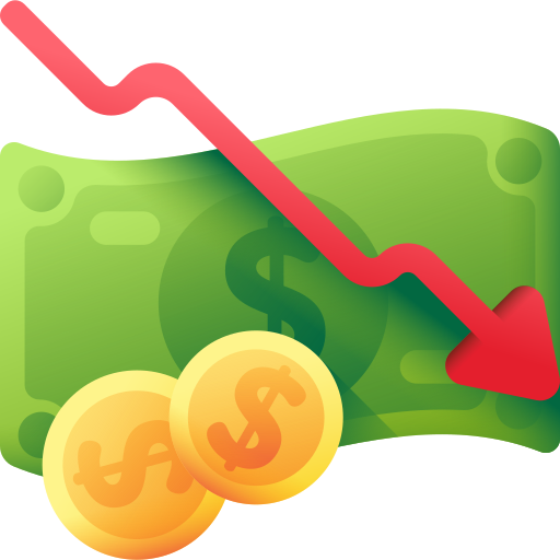 経済危機 3D Color icon