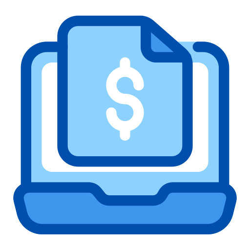 Business and financ Generic Blue icon
