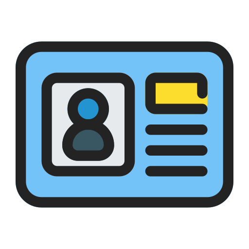 Id card Generic Outline Color icon