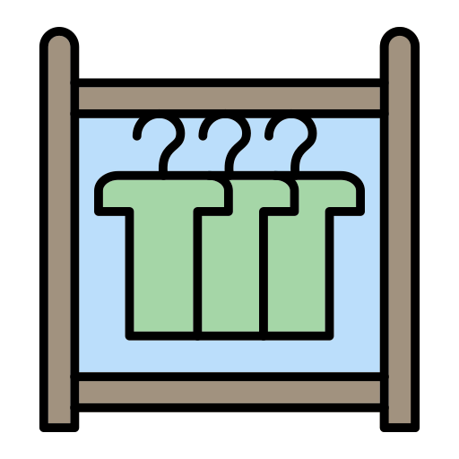 appendiabiti Generic Outline Color icona