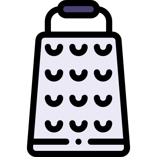 Cheese grater Detailed Rounded Lineal color icon
