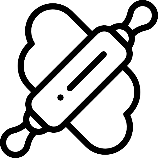 麺棒 Detailed Rounded Lineal icon