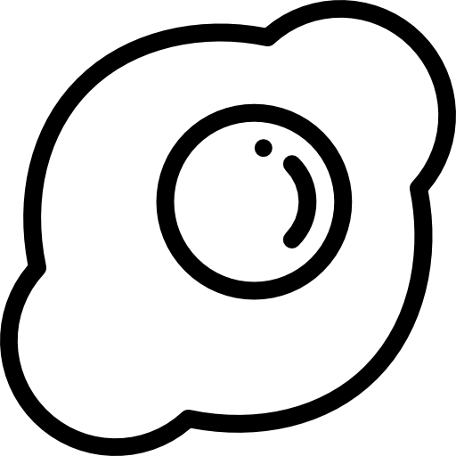 卵 Detailed Rounded Lineal icon
