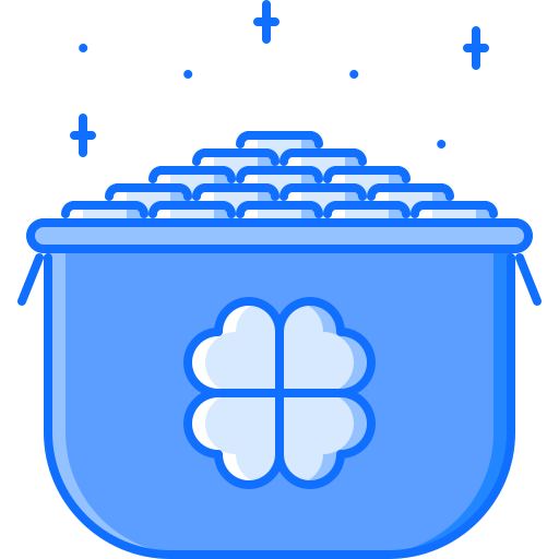 냄비 Coloring Blue icon
