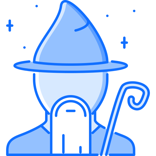 마법사 Coloring Blue icon