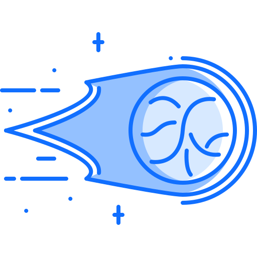 komet Coloring Blue icon