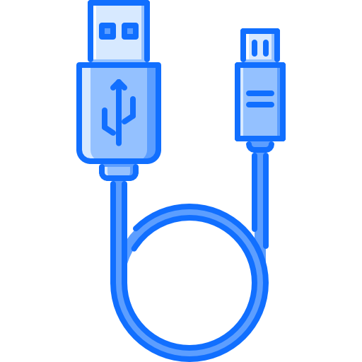 usb Coloring Blue icon