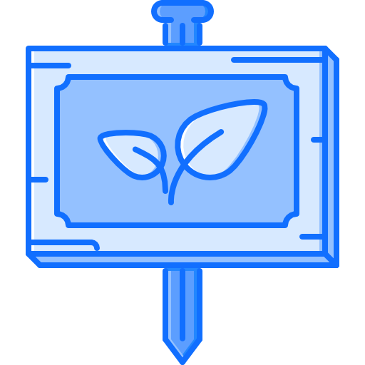 kunstmest Coloring Blue icoon