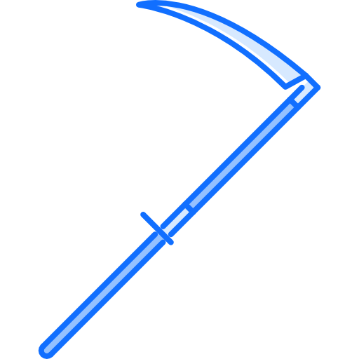 guadaña Coloring Blue icono