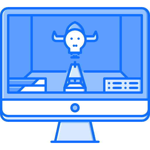 컴퓨터 게임 Coloring Blue icon