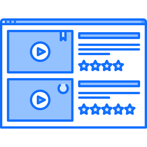 Rating Coloring Blue icon