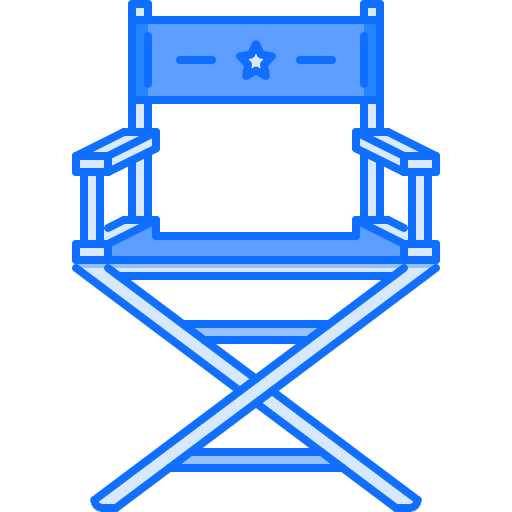 Chair Coloring Blue icon