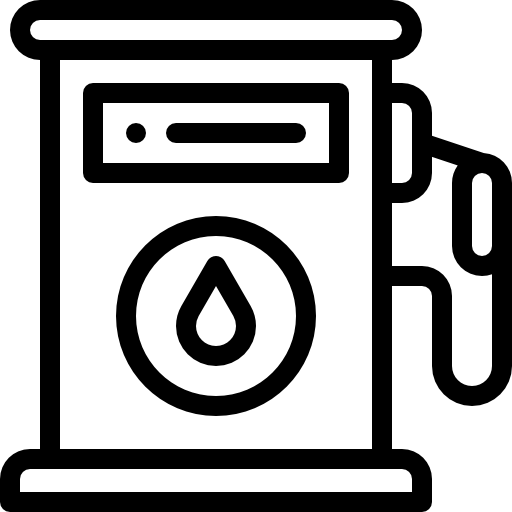 ガソリンスタンド Detailed Rounded Lineal icon