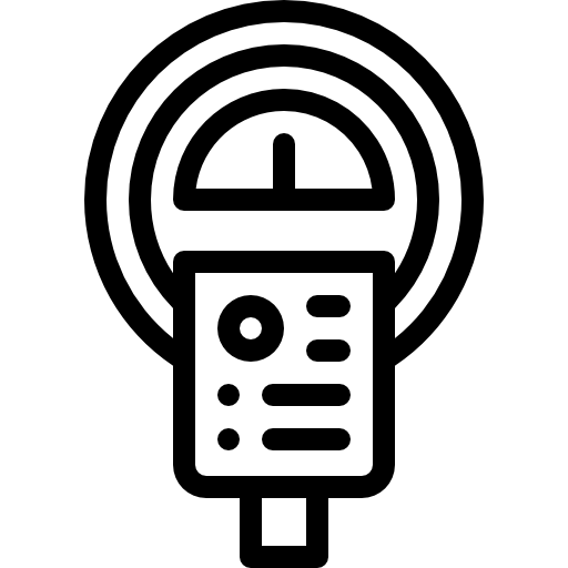 パーキングメーター Detailed Rounded Lineal icon