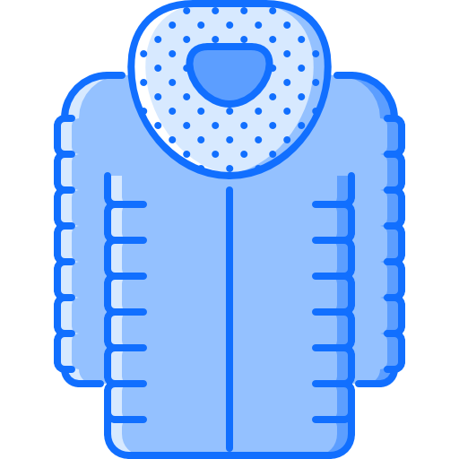 abrigo de piel Coloring Blue icono