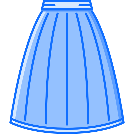 falda Coloring Blue icono