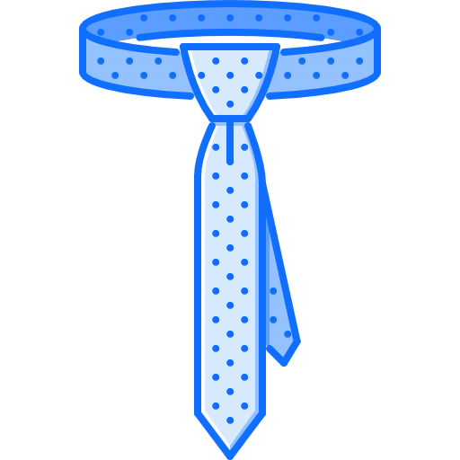 corbata Coloring Blue icono