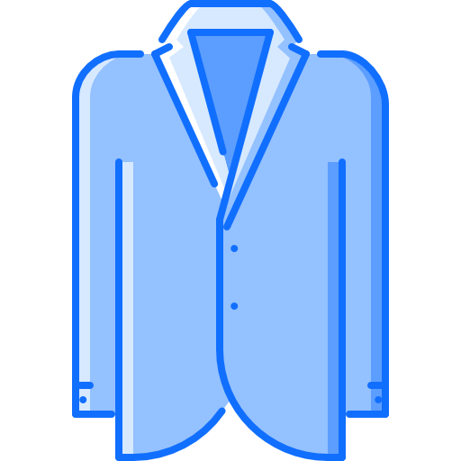 jaqueta Coloring Blue Ícone