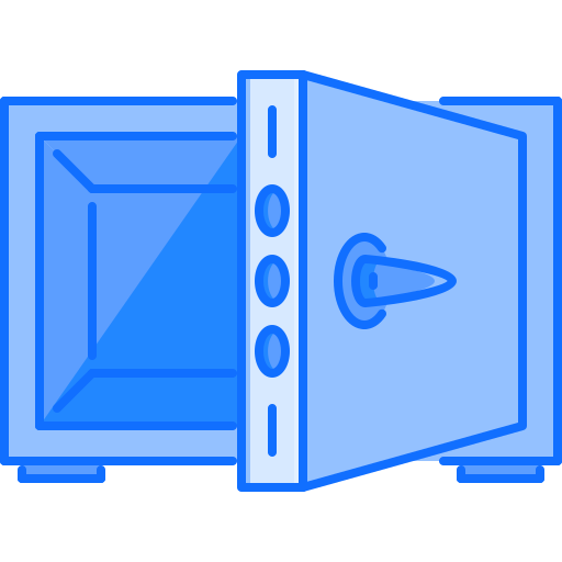 caja fuerte Coloring Blue icono