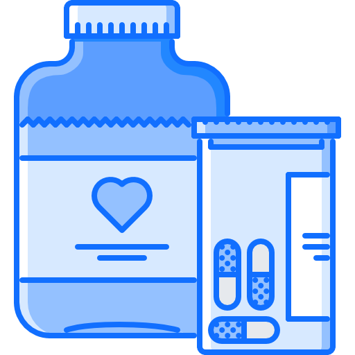 Pills Coloring Blue icon