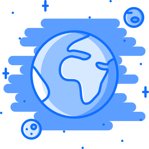 erde Coloring Blue icon